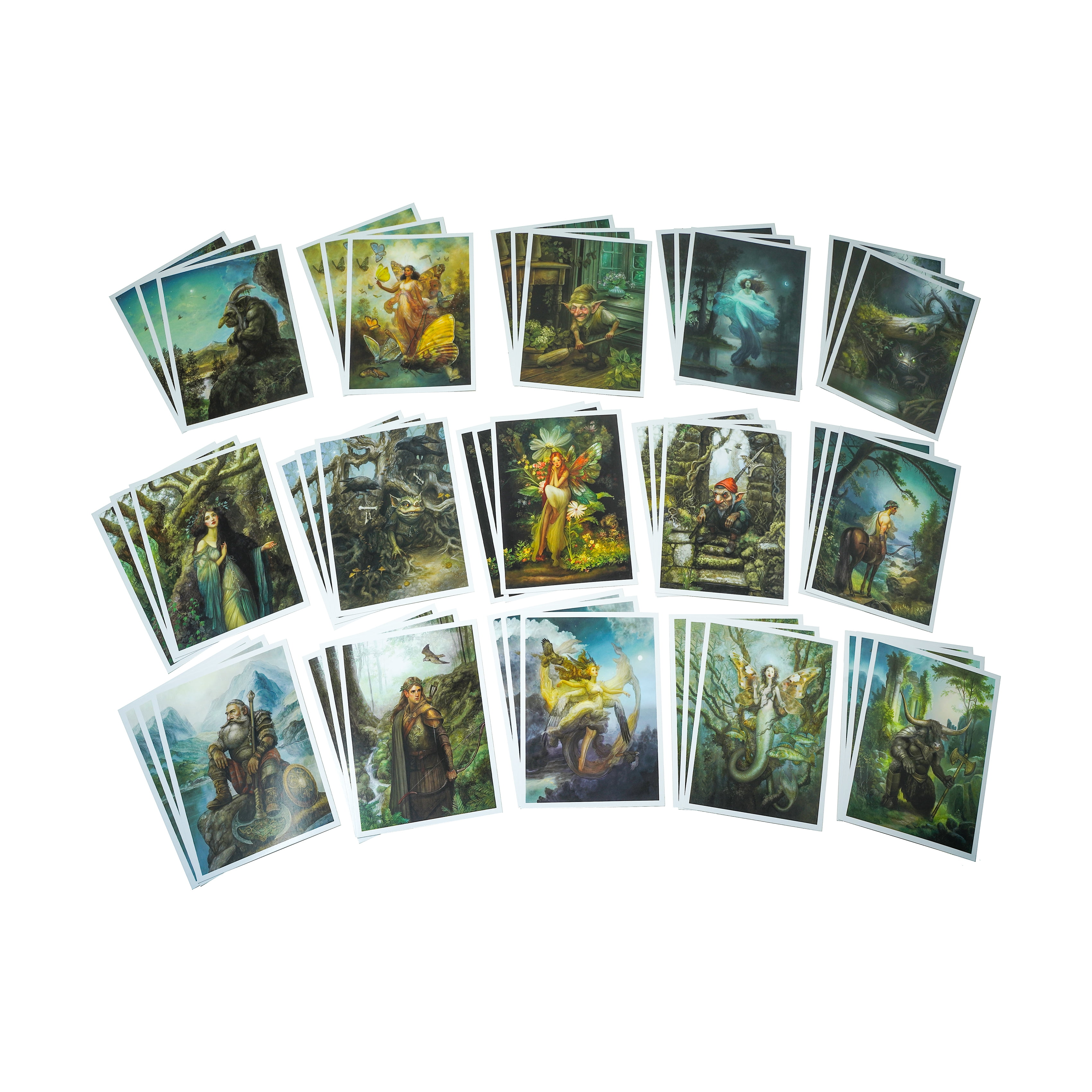 Forbidden Games The Art of Faeries & Magical Creatures - Collectible Postcards in Gift Box