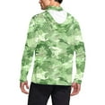thumbnail image 4 of Fanxing Mens Quick Dry Sun Hoodies with Mask Silky Stretch Camo Fishing Shirts UV Protection Long Sleeve Rash Guard Swim Shirt Athletic Workout Tshirts Green,XL, 4 of 6