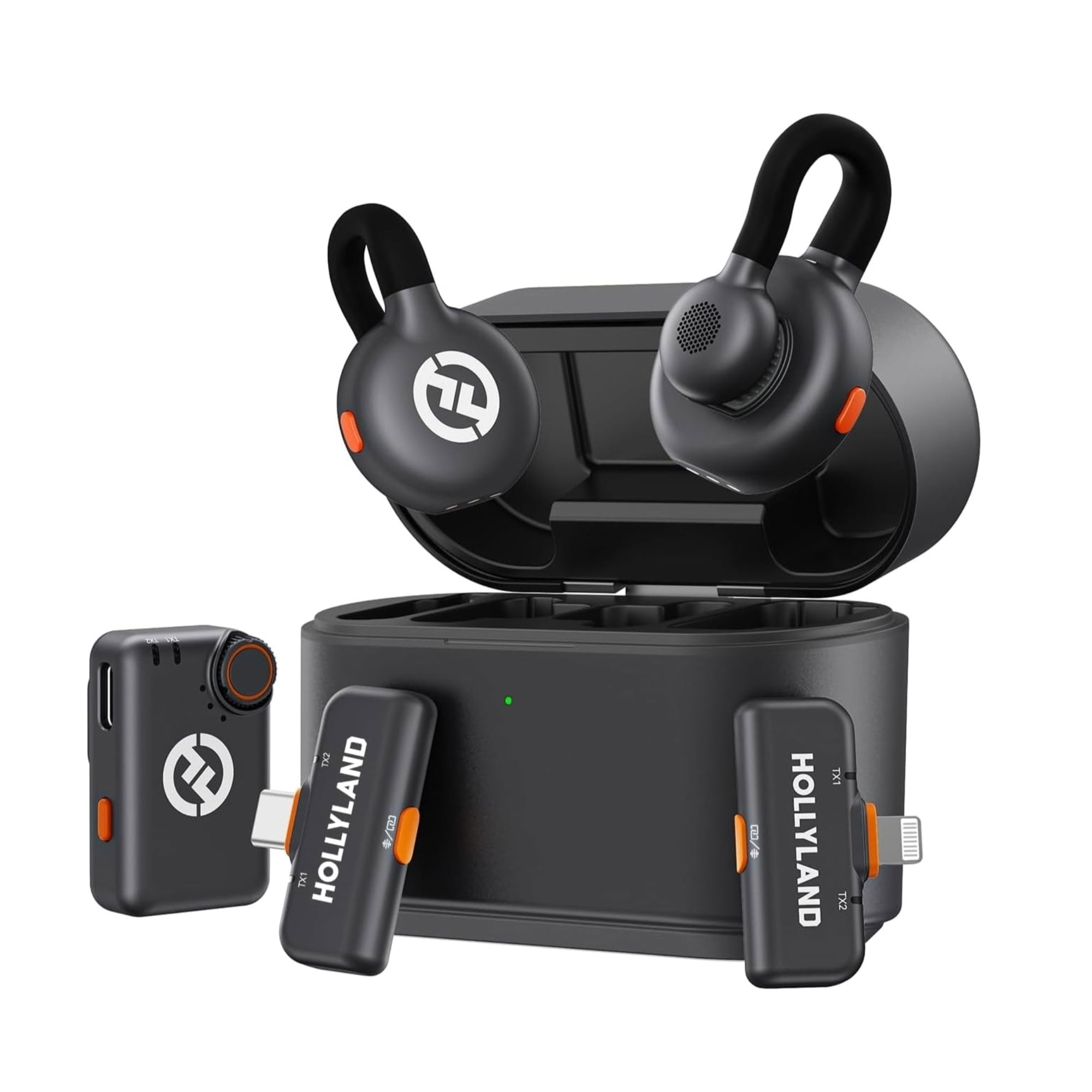 Hollyland LARK MAX Duo Wireless Mic System with MaxTimbre