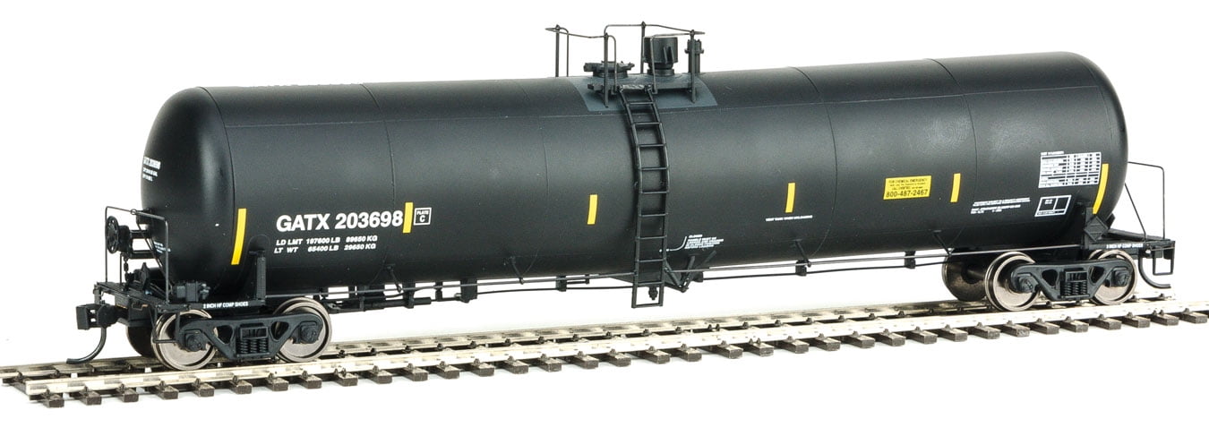 Walthers Proto HO Scale 55' Trinity 30,145-Gallon Tank Car GATX #203698