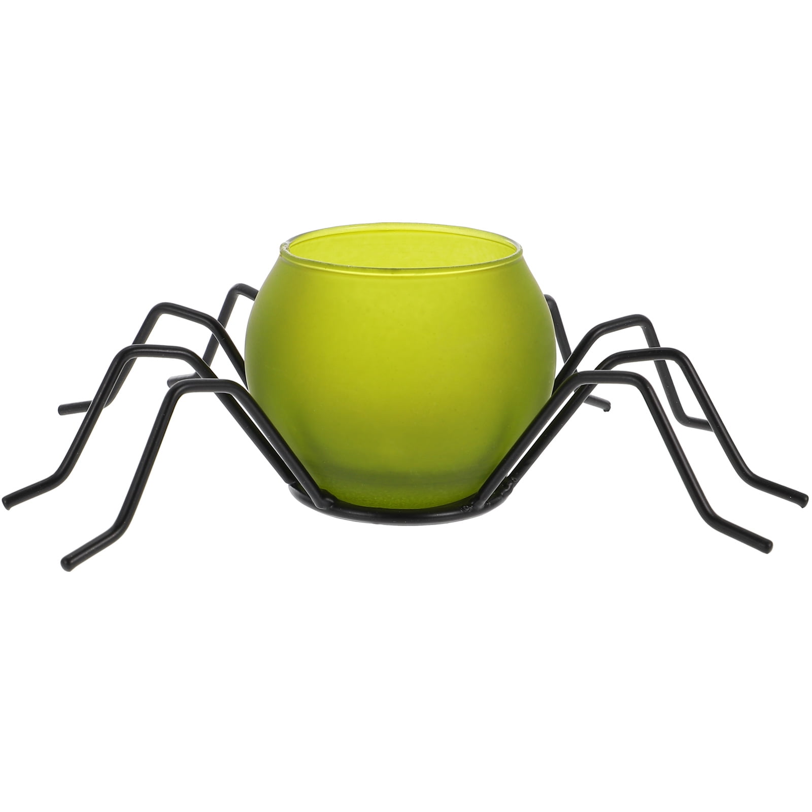 Hemoton Candle Holder Halloween Spider Candle Holder Candlestick Candle Container