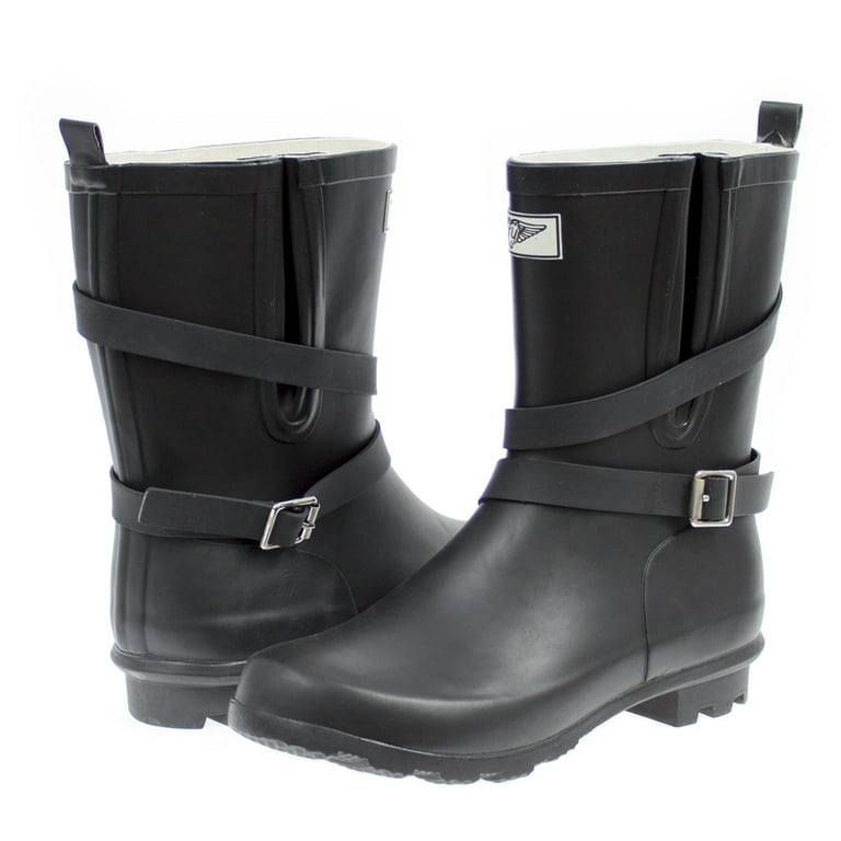 Black rain hotsell boots walmart