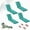 Blue, variant on Outdoor Chaise Lounge Chair Cushion, Replacement Cushions For Patio Furniture, Waterproof Pool Chair Cushions With Headres, Fade Resistant Sun Lounger Cushions（2pc Lake blue ）