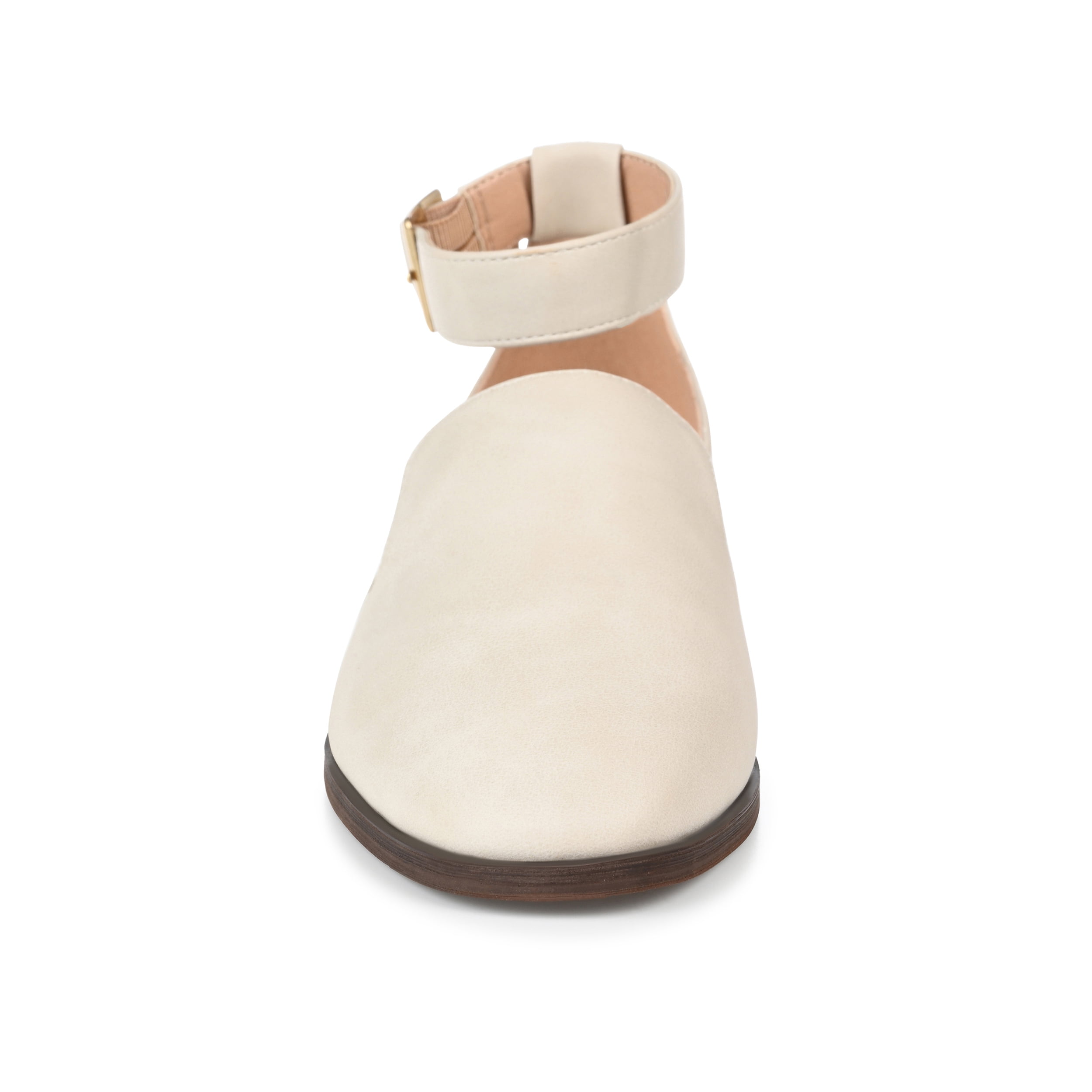 Journee Womens Loreta Buckle Square Toe Loafer Flats, Widths Available