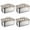 4 Packs, variant on Airtight 316 Stainless Steel Bread Box with Lid & Handle, Time Recording Bread Storage Container, Dishwasher Safe Bread Keeper for Homemade Bread Loaf