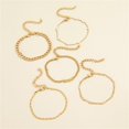 thumbnail image 4 of WUKALO-Pulseras de Ángel con borla de Color dorado bohemio para mujer, joyería Bohemia, conjunto de pulsera con cuentas de cadena de mano de perlas geométricas, 4 of 4