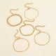 thumbnail image 4 of WUKALO-Pulseras de Ángel con borla de Color dorado bohemio para mujer, joyería Bohemia, conjunto de pulsera con cuentas de cadena de mano de perlas geométricas, 4 of 4