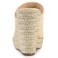 thumbnail image 3 of BLISSFUL STEP Women's Slip-On Platform Wedge Heel Wedge Sandals, 3 of 7