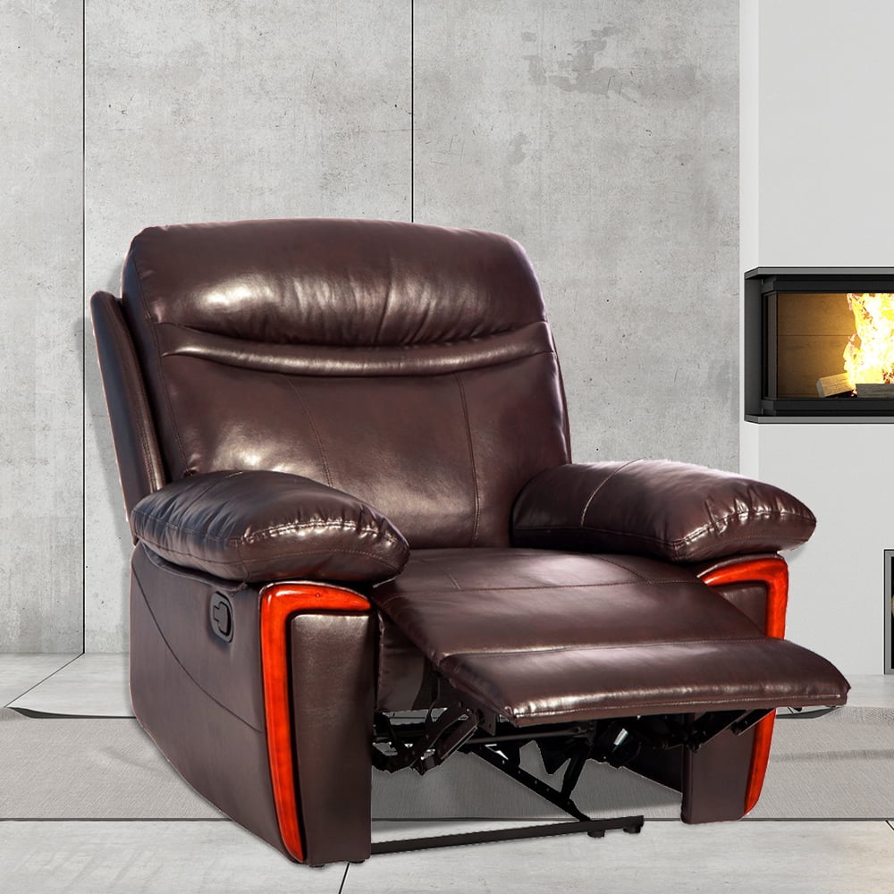 CLEARANCE! Massage Recliner Chair with 8 Vibration Motors and Remote Control, PU Leather 