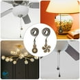 thumbnail image 6 of Deago 6PCS 12 Inch Ceiling Fan Pull Chain Extender Pull Chains Extension Fan Pull Chain Pendant Ornament with Ball Fan Chain Connector (Bronze), 6 of 9