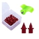 thumbnail image 5 of 50x Clavos para zapatas de pista Clavos de pista fáciles de instalar Clavos de repuesto resistentes con llave para correr distancias cortas al aire Rojo, 5 of 8