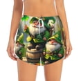 thumbnail image 2 of Haiem patrick’s day gnomes Pattern Women's 2 in 1 Running Shorts - Lightweight Athletic Workout Gym Yoga Breathable Sports Shorts Liner with Phone Pockets-Small, 2 of 7