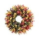 thumbnail image 2 of Corona de plástico, decoración navideña, corona navideña, decoración navideña, colgante de puerta, colgante de pared, corona de ratán, accesorio para escaparate, decoración de centro comercial, regalo, 2 of 8