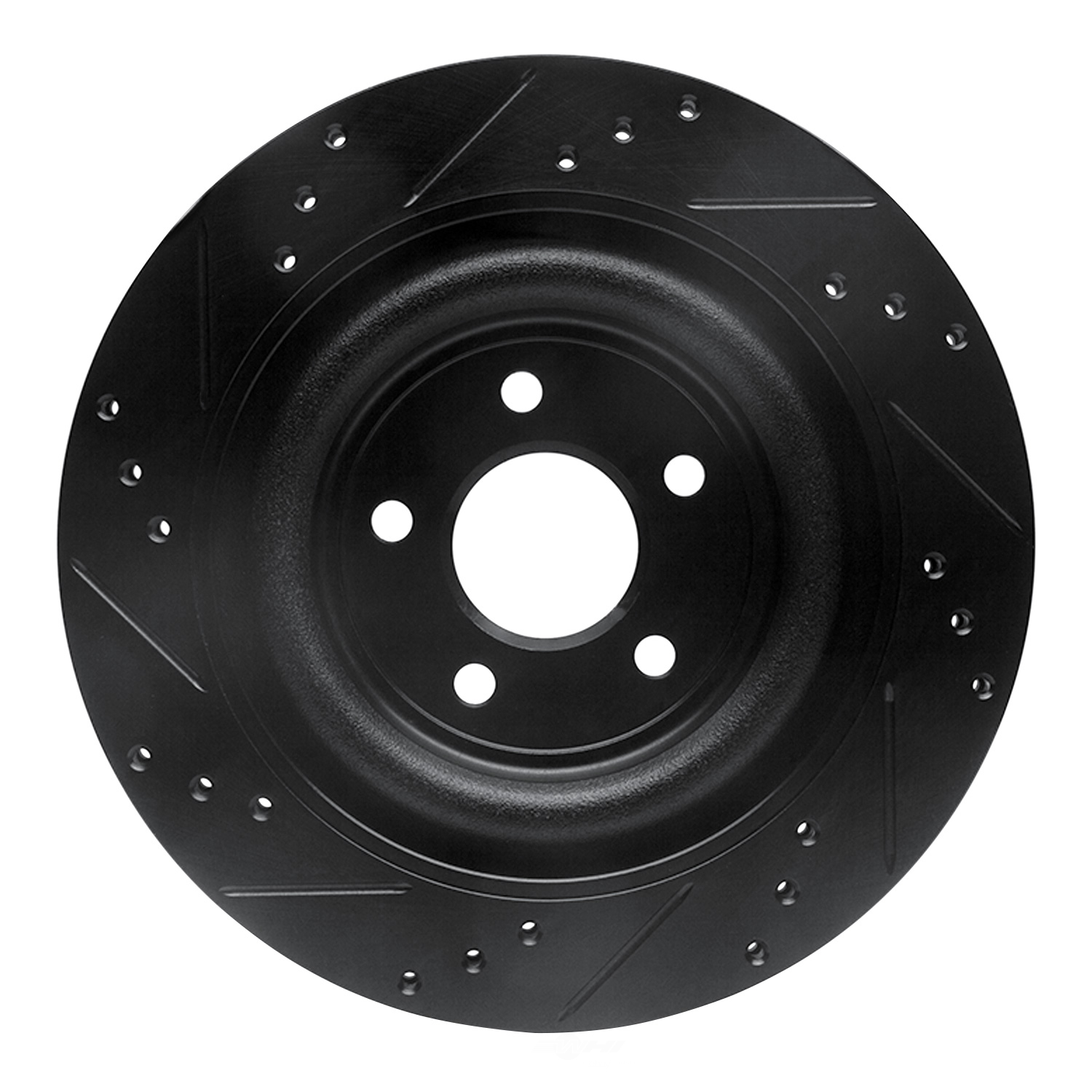Dynamic Friction Company 633-20018R DFC Brake Rotor - Drilled And Slotted - Black