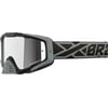 EKS EKS-S Outrigger MX Offroad Goggles Silver/Black w/Silver Mirror Lens