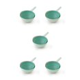 thumbnail image 3 of Guardoinrt Rotable Drain Basket Durable And High-capacity Kitchen Strainers Multi-functional Kitchen Supplies green 5Set, 3 of 6