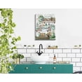 thumbnail image 2 of ARTINME Farmhouse Bathroom Decor Wall Art Rustic Funny Bathroom Pictures Canvas Wash Your Hand Sign Artwork Modern Home Decor for Bathroom Framed Ready to Hang 12x16 inch, 2 of 6