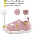thumbnail image 2 of Baby First-Walking Shoes 1-4 Years Kid Shoes Trainers Toddler Infant Boys Girls Soft Sole Non Slip Cotton Canvas Mesh Breathable Lightweight TPR Material Slip-on Sneakers Outdoor, 2 of 6