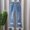Light Blue#1, variant on SERTG Big Girls Print Flared Pants Elastic Waist Jeans Floral Bottom Kids Spring Summer Casual Everyday Outdoor Slim Trousers(Light Blue#2,9-10 Years)