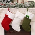 thumbnail image 4 of Billuyoard Calcetín de Navidad colgante árbol de Navidad ventana calcetín comedor Bar Oficina granja colgante boda fiesta Festival Decoración Kits de decoración para fiestas Verde Billuyoard HA069118-03, 4 of 6