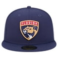 thumbnail image 2 of Men's New Era Navy Florida Panthers Core 59FIFTY Fitted Hat, 2 of 6
