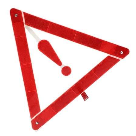 Masteelf Traffic Cones Warning Triangle 38.50X37.00X2.00CM Red