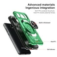 thumbnail image 3 of For Boost SCHOK Volt SV55 Case Shockproof Ring Stand Built In Megnat Phone Cover With Free Tempered Glass Screen Protector - Green, 3 of 5