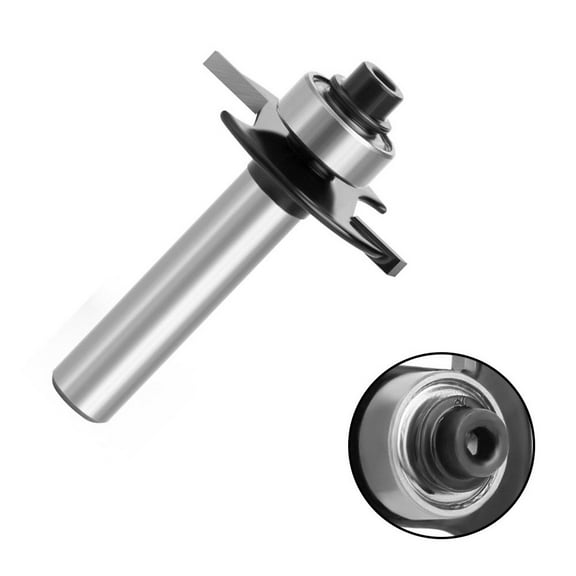 T Slot Router Bit 8Mm Shank 2 Flutes Hss Grooving Biscuit Joint Slot Cutter Woodworking Tools Herramientas Ferramentas Cutter Fangkenuo