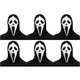 thumbnail image 1 of Máscara Halloween Látex Grito Disfraz para Adultos Cosplay, 1 of 5