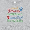 thumbnail image 4 of Inktastic Lacrosse Player Like Daddy Girls Baby Dress, 4 of 5
