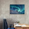 thumbnail image 3 of Epic Graffiti 'Aurora Borealis In Norway Green' by Epic Portfolio, Giclee Canvas Wall Art, 40"x26", 3 of 8
