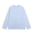thumbnail image 4 of Yongwang Mens Long Sleeve Shirt Crew Neck Top Athletic Breathable Casual Basic Top for Sports Gym, 4 of 5