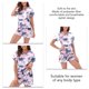 thumbnail image 5 of Pijamas conjunto suave cómodo suelto transpirable pijamas de manga corta Top Shorts ropa de dormir Set para mujeres, 5 of 6