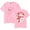 Pink, variant on Stray Kids Hip Hop Neutral Fashion Casual Short Sleeve T-shirt Top