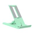 thumbnail image 1 of justharion Support de Téléphone Pliable Support de Bureau Multi Angle ABS Tablette Flexible Support Universel Mini Support Résistant aux Chocs Ordinateur Portable Vert Clair, 1 of 9