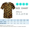 thumbnail image 4 of QTAGTESS Leopard Print T-Shirt for Men Y2K Cheetah Graphic Tee Shirt, 4 of 7
