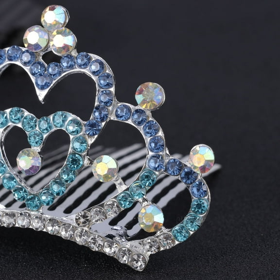 MUSEYA Children Party Tiara Hair Crown Performance Accessory for Birthdays 1Set
