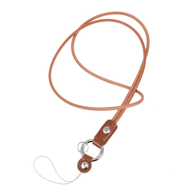 YSNOOWE Correa Colgante Para Smartphone Marrón Con Detalle De Anillo Para Mayor Seguridad