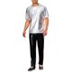 thumbnail image 2 of Camisetas Holográficas INSPIRE CHIC para hombres, de cuello redondo, de manga corta, para fiestas, disco, camiseta brillante S Plata, 2 of 5