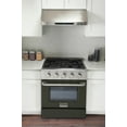 thumbnail image 6 of 30 in. 4.2 cu. ft. Dual Fuel Range Natural Gas Sealed Burners in Olive Green ., 6 of 14