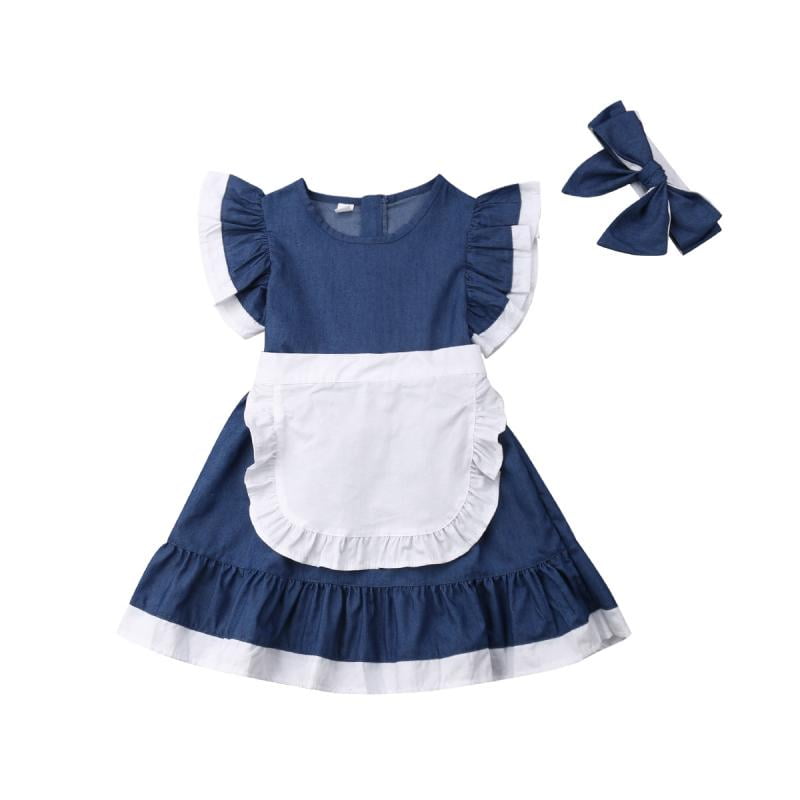 NEW Baby Girl Sleeveless Summer Denim Dress size 00.1