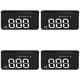 thumbnail image 2 of Coche HUD Big Font Digital Alarma Seguridad Velocímetro Accesorios para Automóviles, 2 of 8