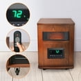 thumbnail image 5 of Lifesmart 1500 Watt 6 Element Wood Cabinet Infrared Heater, 5 of 15