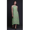 thumbnail image 4 of Bimba Floral Summer Holiday Party Halter Neck Beachwear Women BacklessÂ&nbsp;Dress-XXX-Large, 4 of 6