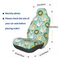 thumbnail image 3 of Wukai Chicken Laying Eggs Full Set Car Seat Covers with Soft Padding Universal Auto Front Seats Protector and Cushion Mat, 3 of 5
