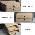 thumbnail image 2 of 1pc Dual-layer Sundries Storage Box Drawer Type Sundries Organizer Box, 2 of 10