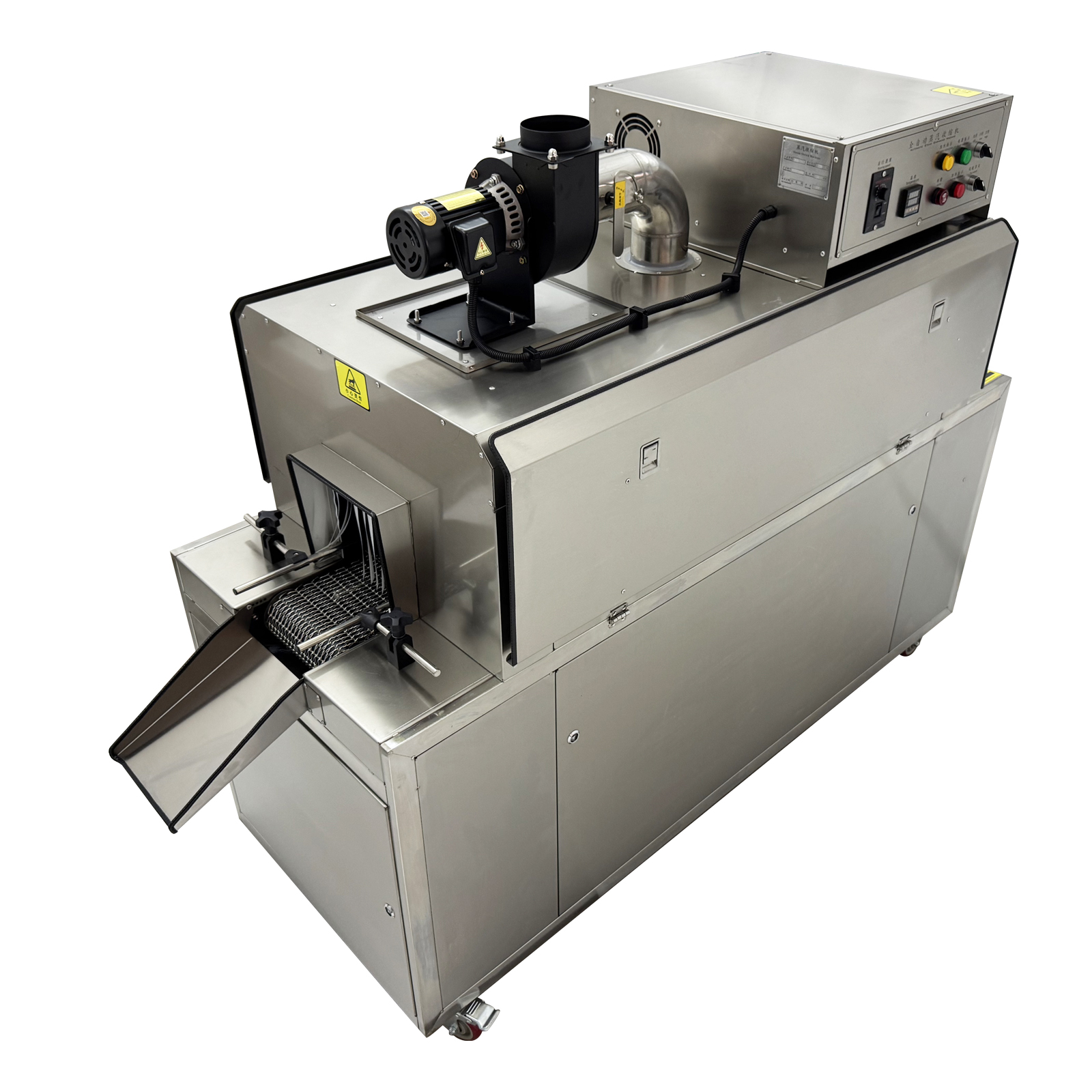 Automatic Steam Label Shrink Machine Bottle Label Heat Shrink Packaging Machine with Steam Generator 220V 3 Phase 0-100℃ for PVC PET PP PA