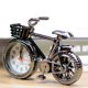 thumbnail image 3 of Reloj despertador con modelo de bicicleta creativo, reloj de pie con soporte for manualidades retro, decoración de escritorio, diseño de bicicleta, decoración del hogar, 3 of 7