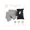 thumbnail image 2 of Juego de Sábanas Queen Size 2800 Hilos Extra Suave Premium Textura Rayada Soft Nature, 2 of 5