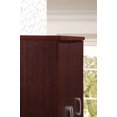 thumbnail image 4 of Hodedah 3 Door Bedroom Armoire with Drawers, Mahogany, 4 of 7